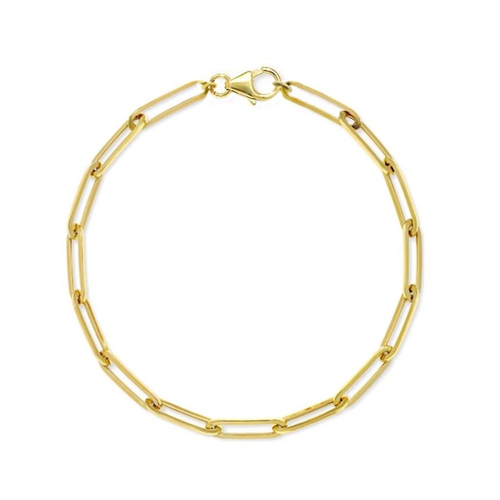 NWT Yvonne Paperclip Chain Bracelet - Gold Vermeil
